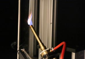 Take the UL94 plastic component fire test at DBI