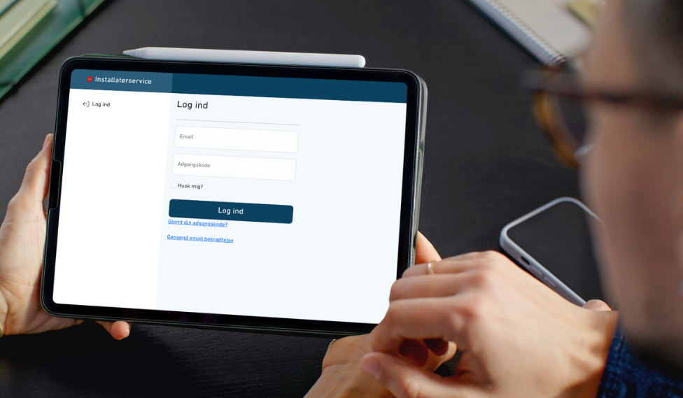Installatørservice: Opret og send færdigmeldinger samt bestil tid til første- og udvidelsesinspektioner online.