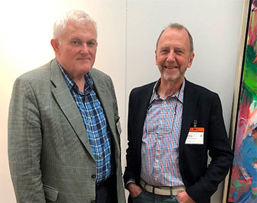 John Briggs, ny Director for CFPA Europe fra 1. januar 2024 (tv.) og Tommy Arvidsson, nuværende Director. 