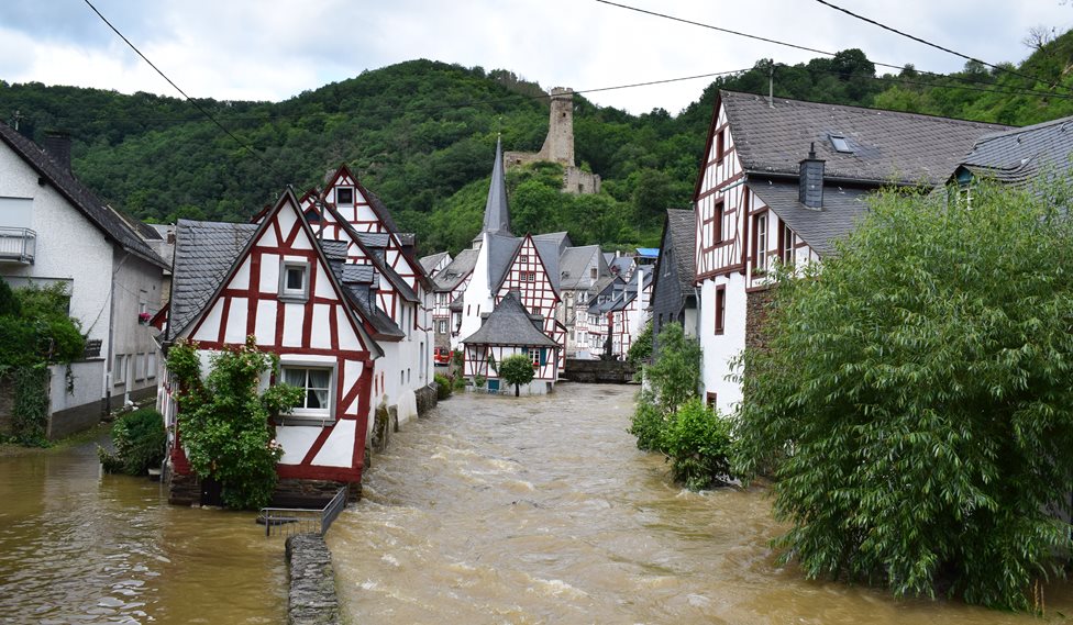 Oversvømmelse i Tyskland