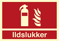 1766d - ildslukker skilt efterlysende