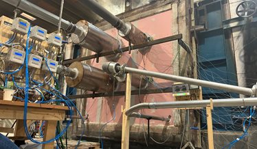 Der testes fire brandspjæld ved samme brandtest.