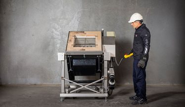 DBI’s elektriske miniovn, som bruges til småskalatests.